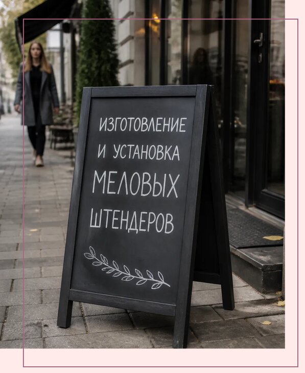 Меловые штендеры в Архангельске по цене от 6683 р. | Аванза-Рхн